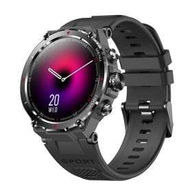 HM09 smart watch calls outdoor sports watch Heart rate Blood pressure Blood oxygen 1.32 HD display Cross border (colour: black)