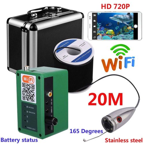 HD Wifi Wireless Underwater Fishing Camera Video Recording For IOS Android APP Supports Video Record and Take Photo 1000TVL HD Wifi Wireless Underwater Fishing Camera Video Recording For IOS Android APP Supports Video Record and Take Photo 1000TVL