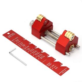 Mohoo Sharpening System Honing Guide Sharpening Holder Angle Fixture Angle Gauge for Woodworking Chisel (Color: Type A)